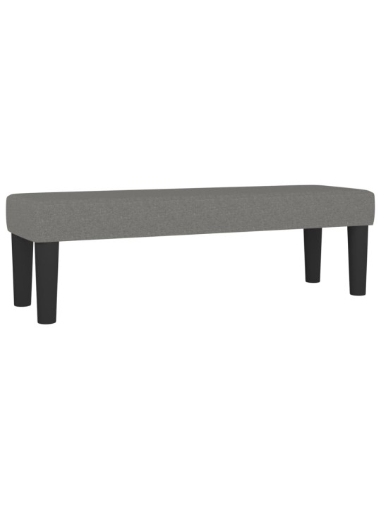 Box spring postel s matrací tmavě šedý 140 x 190 cm textil