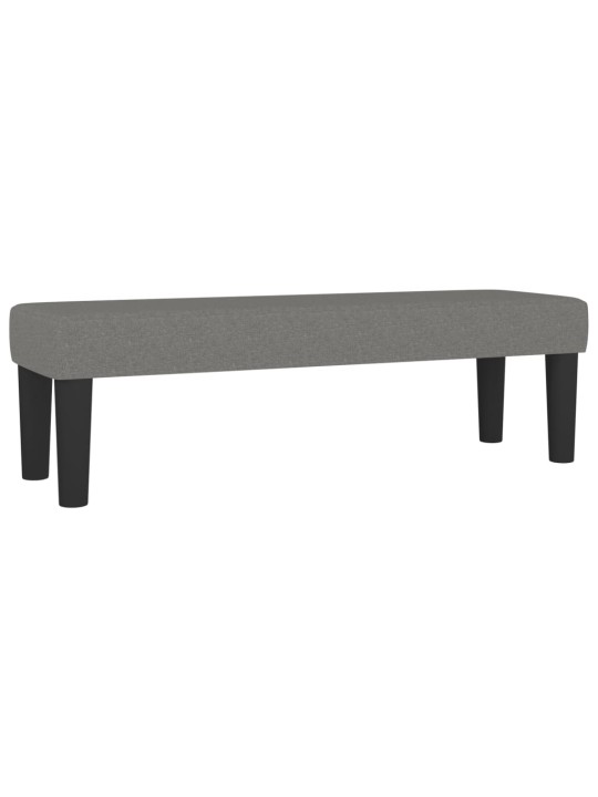 Box spring postel s matrací tmavě šedá 140x200 cm textil