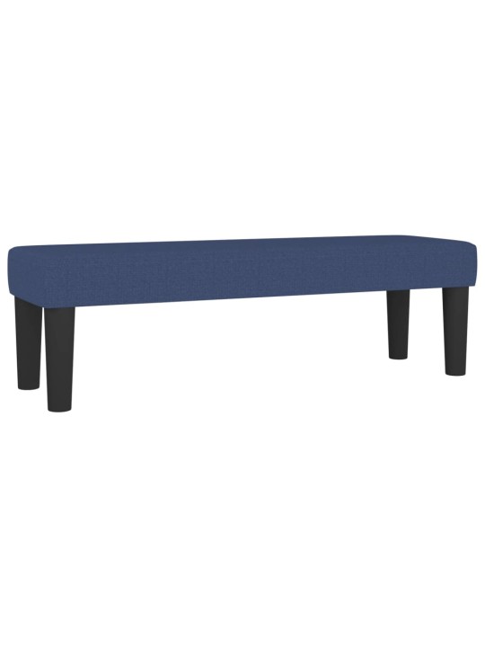 Box spring postel s matrací modrá 140x190 cm textil