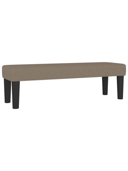 Box spring postel s matrací taupe 140x200 cm textil