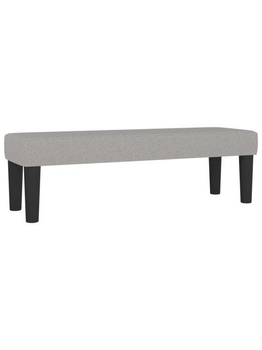 Box spring postel s matrací světle šedá 200 x 200 cm textil