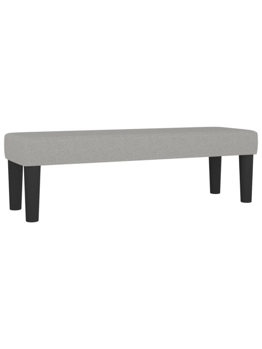 Box spring postel s matrací světle šedá 180 x 200 cm textil