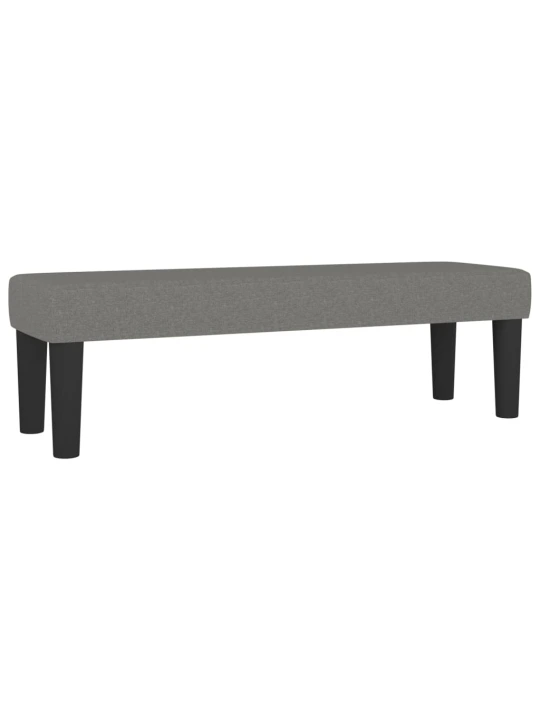 Box spring postel s matrací tmavě šedá 140x200 cm textil