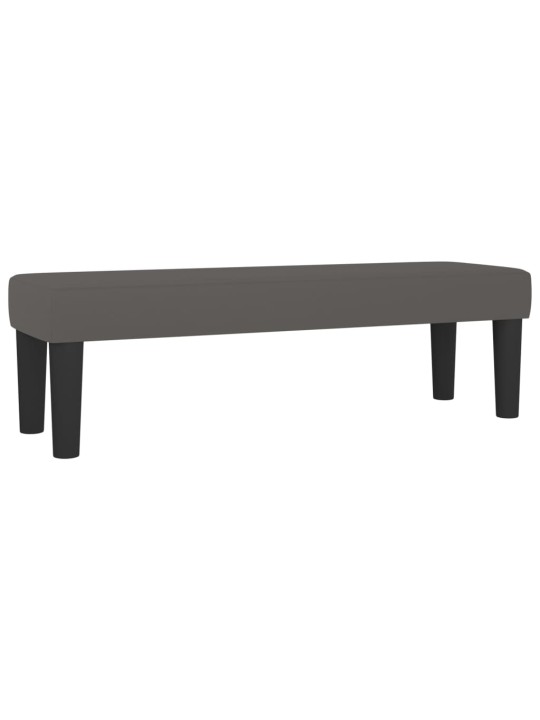 Box spring postel s matrací šedá 180x200 cm umělá kůže