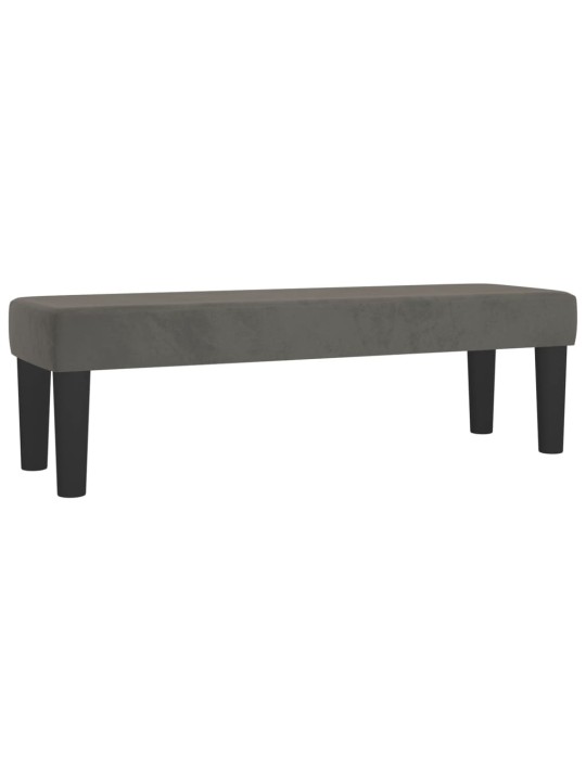 Box spring postel s matrací tmavě šedá 140x200 cm samet