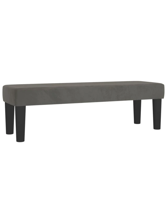 Box spring postel s matrací tmavě šedá 200x200 cm samet