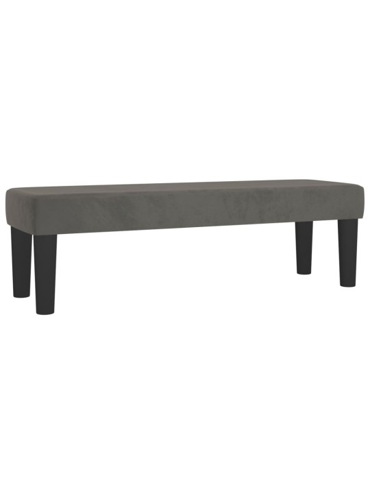 Box spring postel s matrací tmavě šedý 140 x 190 cm samet