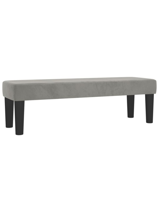 Box spring postel s matrací světle šedá 200x200 cm samet