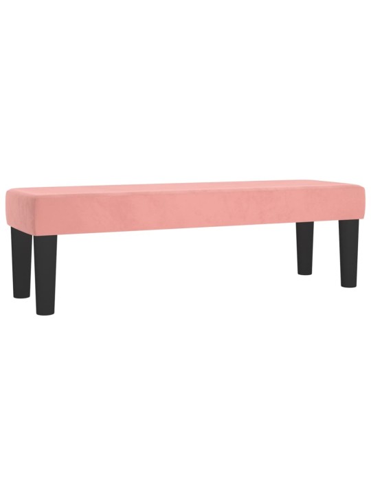 Box spring postel s matrací růžová 140x190 cm samet