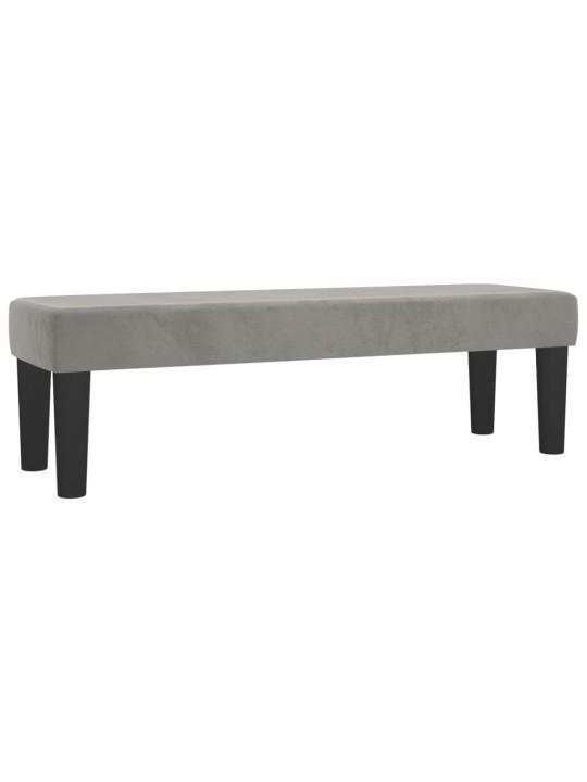 Box spring postel s matrací světle šedá 200x200 cm samet
