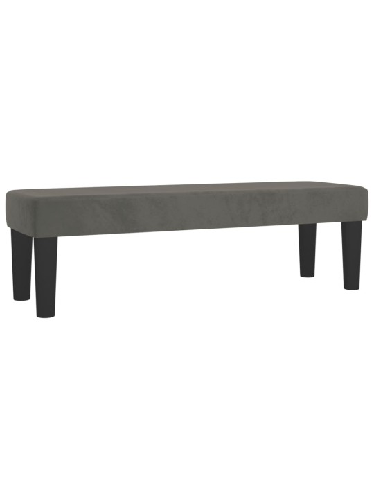 Box spring postel s matrací tmavě šedý 140 x 190 cm samet
