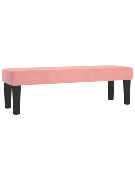 Box spring postel s matrací růžová 140x190 cm samet