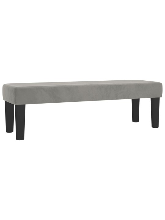 Box spring postel s matrací světle šedá 200x200 cm samet