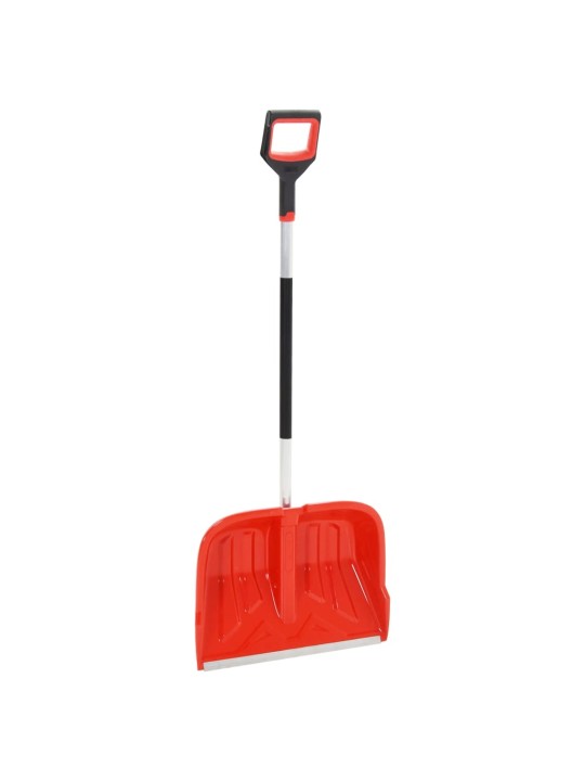 Lopata na sníh červená 136 cm hliník