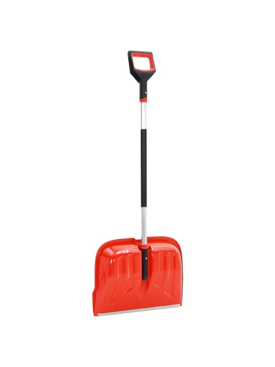 Lopata na sníh červená 136 cm hliník
