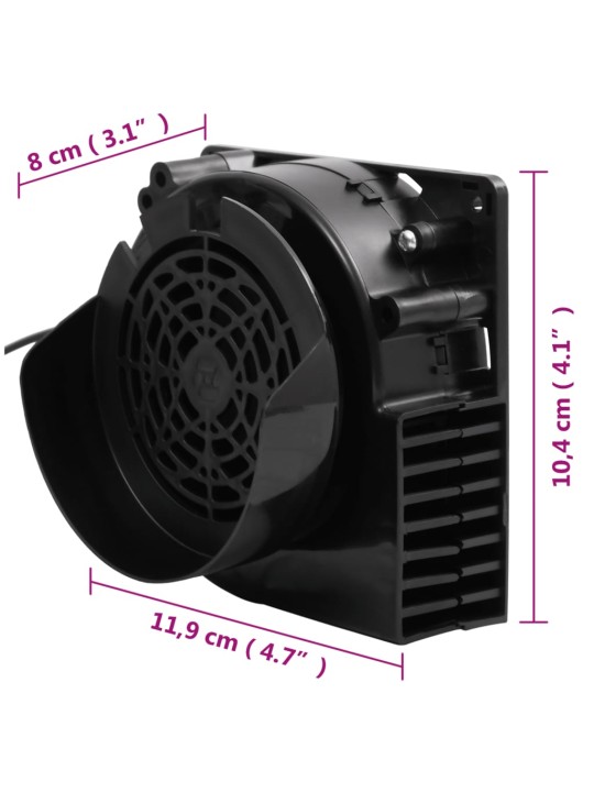 Světelný LED řetěz s 66 LED diodami a ventilátorem 660 cm