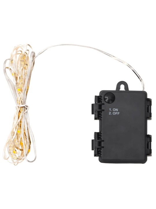Světelný LED řetěz s 90 LED diodami a ventilátorem 900 cm
