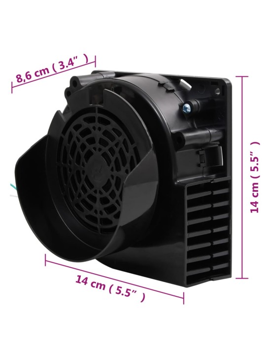 Světelný LED řetěz se 110 LED diodami a ventilátorem 1 100 cm