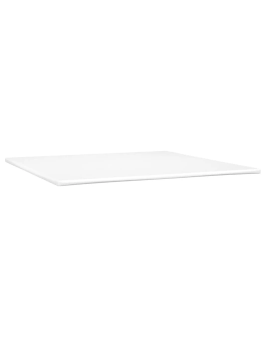 Box spring postel s matrací tmavě hnědá 200x200 cm textil