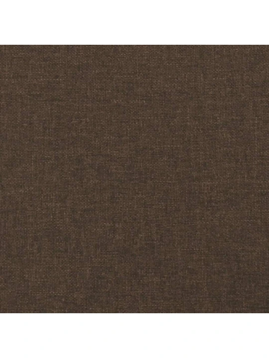 Box spring postel s matrací tmavě hnědá 90x200 cm textil