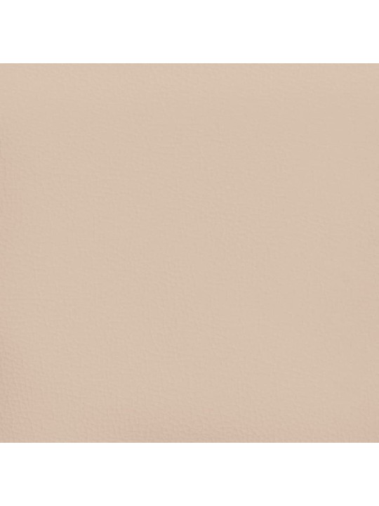 Box spring postel s matrací cappuccino 120x200 cm umělá kůže