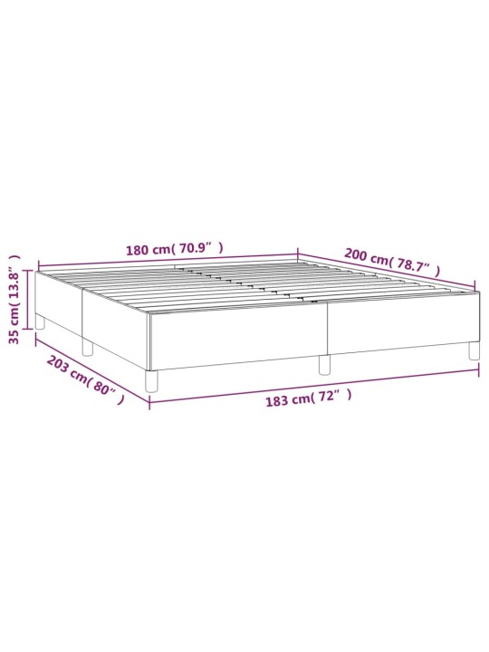 Box spring postel s matrací tmavě šedá 180x200 cm textil