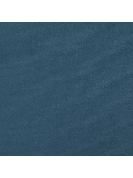 Box spring postel s matrací tmavě modrá 140x190 cm samet