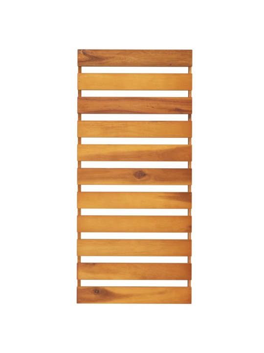 3patrový skládací regál 70 x 31 x 63 cm masivní akáciové dřevo