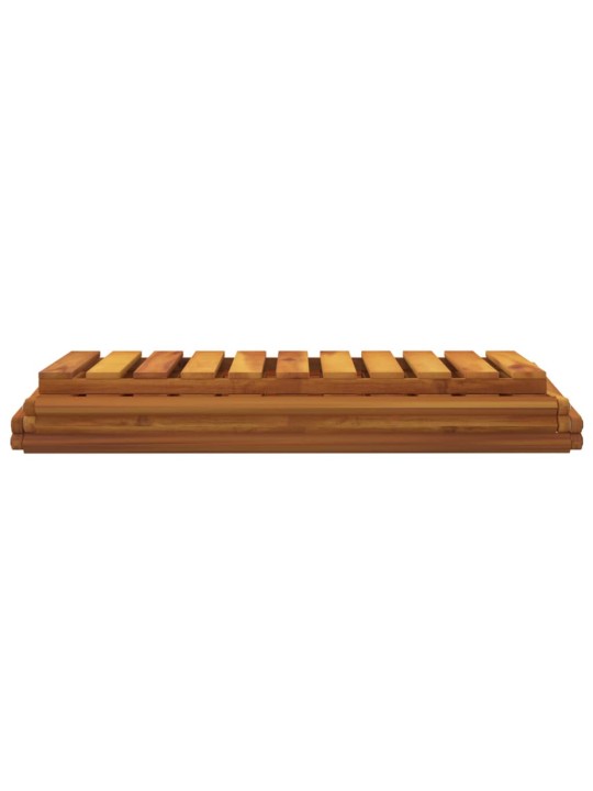 3patrový skládací regál 70 x 31 x 63 cm masivní akáciové dřevo