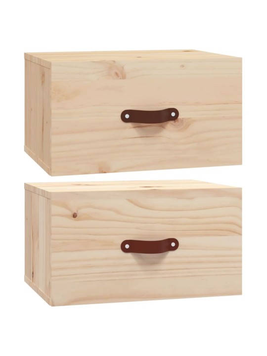 Nástěnné noční stolky 2 ks 40 x 29,5 x 22 cm