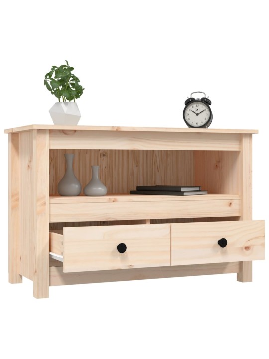 TV skříňka 79 x 35 x 52 cm masivní borové dřevo