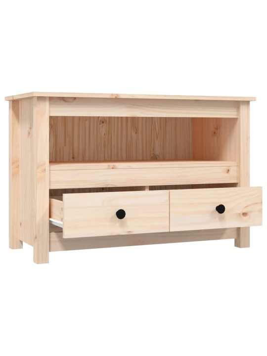 TV skříňka 79 x 35 x 52 cm masivní borové dřevo