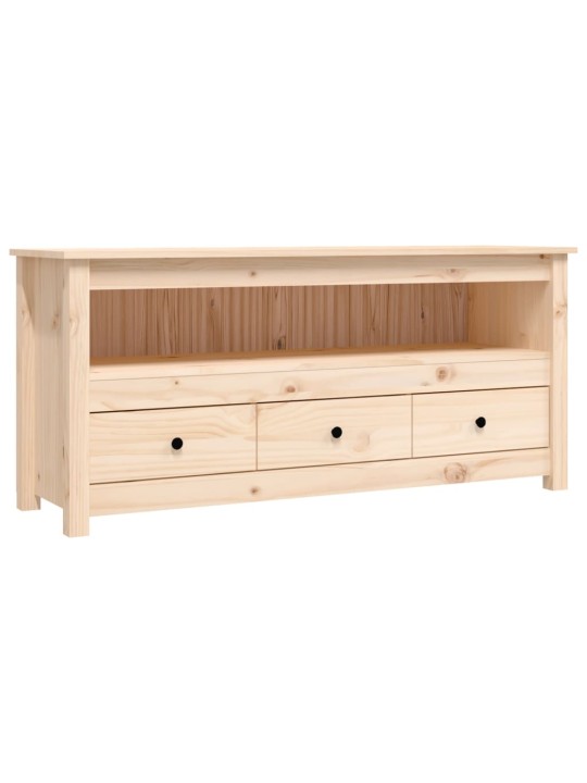 TV skříňka 114x35x52 cm masivní borové dřevo