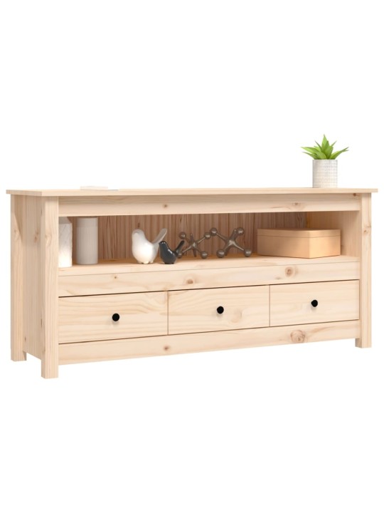 TV skříňka 114x35x52 cm masivní borové dřevo