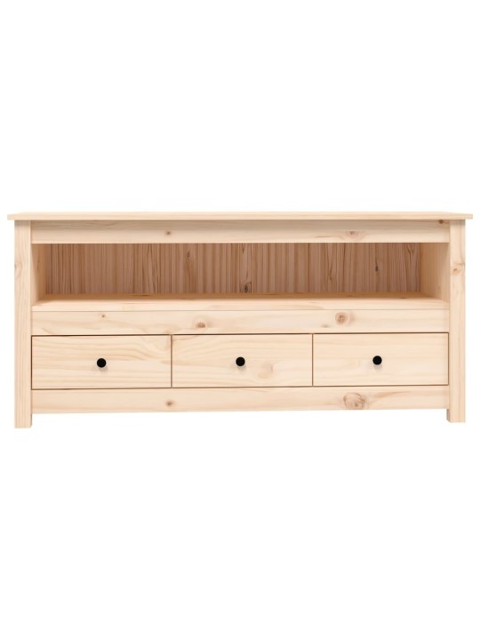 TV skříňka 114x35x52 cm masivní borové dřevo
