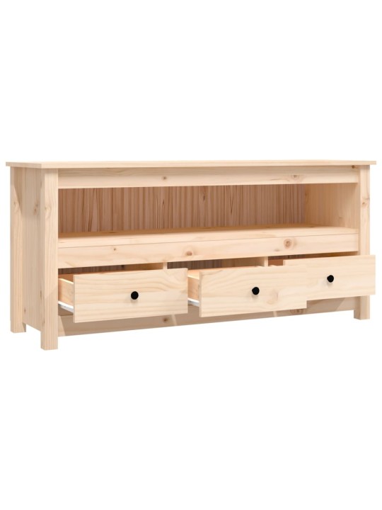 TV skříňka 114x35x52 cm masivní borové dřevo