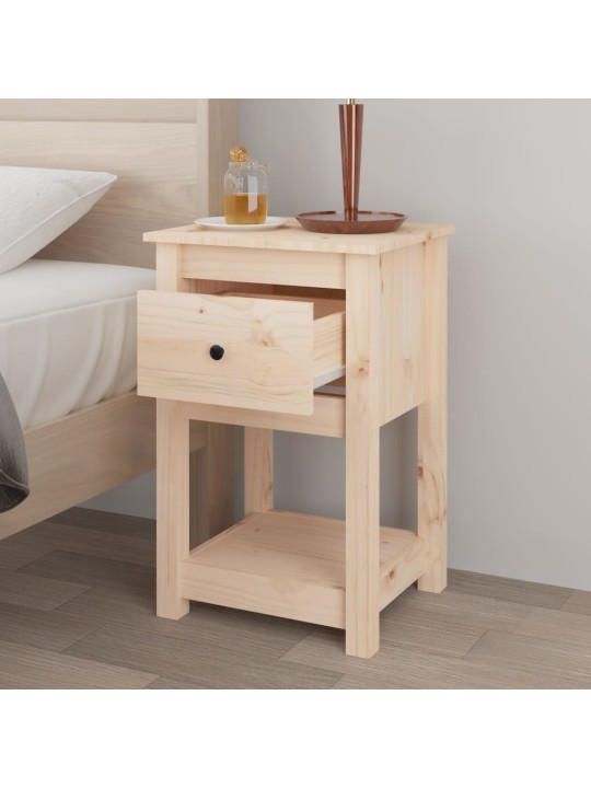 Noční stolky 2 ks 40 x 35 x 61,5 cm masivní borové dřevo