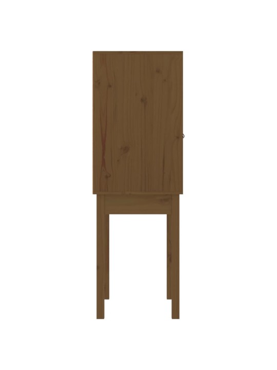 Skříň highboard medově hnědá 60x40x120 cm masivní borovice