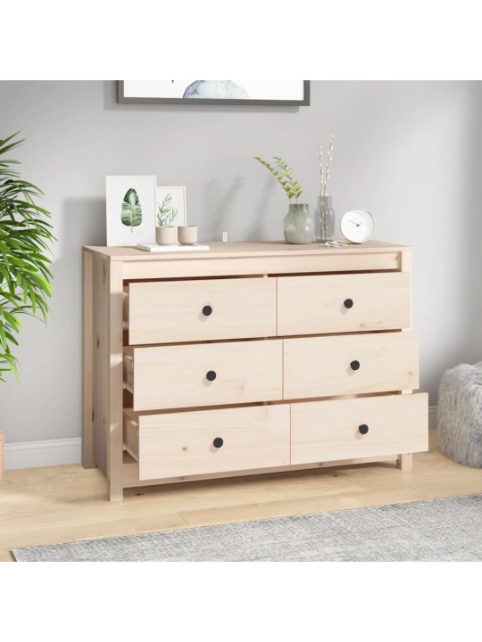 Odkládací skříňka 100x40x72 cm masivní borové dřevo