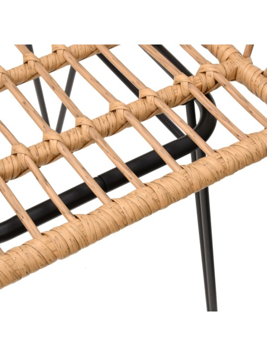Zahradní židle 2 ks s područkami 56 x 64 x 80 cm PE ratan