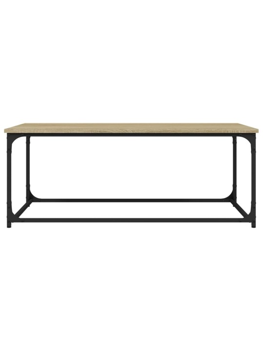 Konferenční stolek dub sonoma 102x50x40 cm kompozit a železo