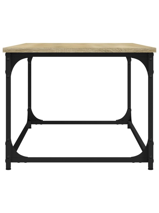 Konferenční stolek dub sonoma 102x50x40 cm kompozit a železo
