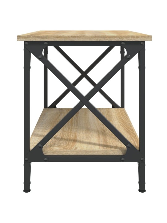Odkládací stolek dub sonoma 55 x 38 x 45 cm kompozitní dřevo