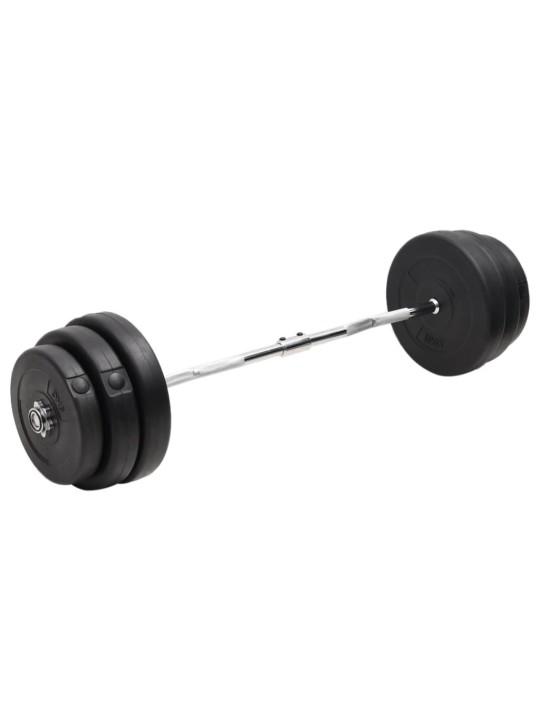 Zakřivená tyč se závažím 90 kg