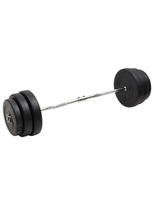 Zakřivená tyč se závažím 90 kg