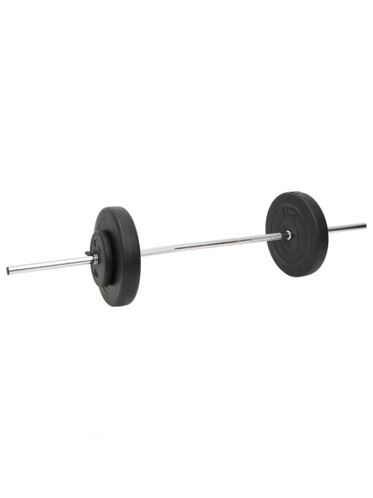 Sada obouruční a jednoručních činek se závažím 60 kg