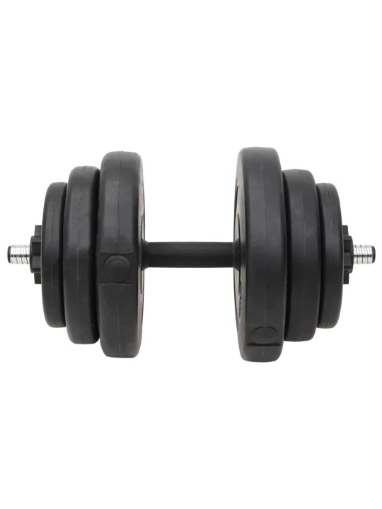 Sada obouruční a jednoručních činek se závažím 60 kg