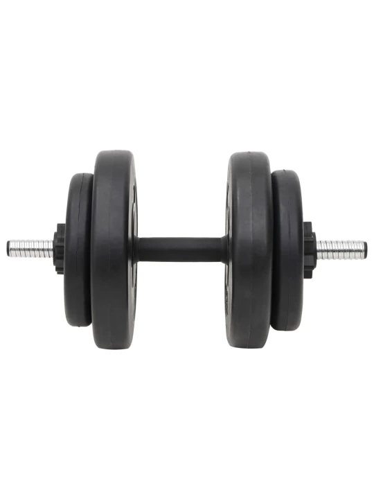 Sada obouruční a jednoručních činek se závažím 60 kg