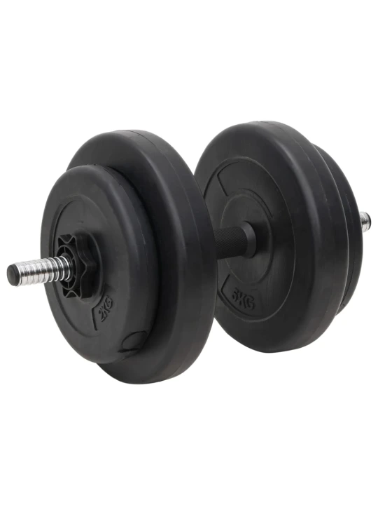 Sada obouruční a jednoručních činek se závažím 60 kg