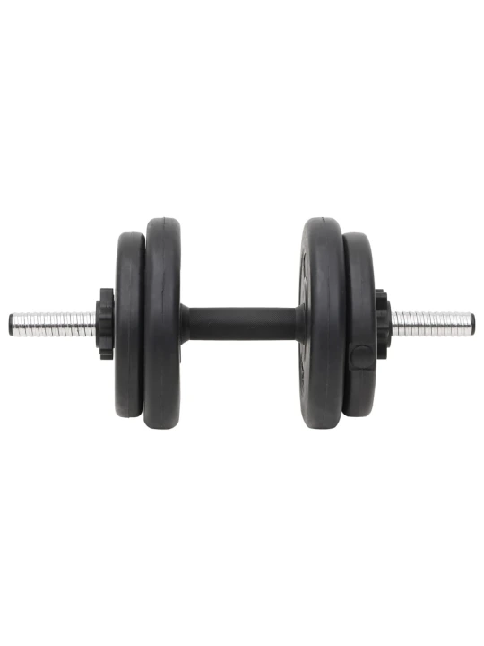 Sada obouruční a jednoručních činek se závažím 60 kg